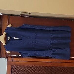 Vineyard Vines | Harbor Seersucker Tiered Performance Wicking Dress Navy - XXL
